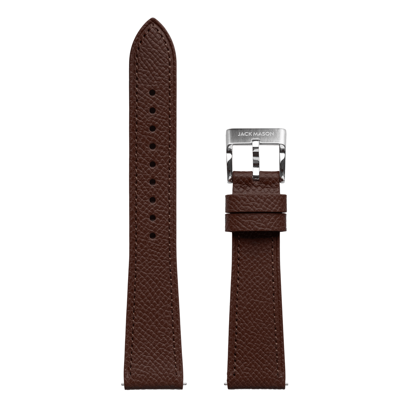 20mm Epsom Dark Brown Strap – Jack Mason