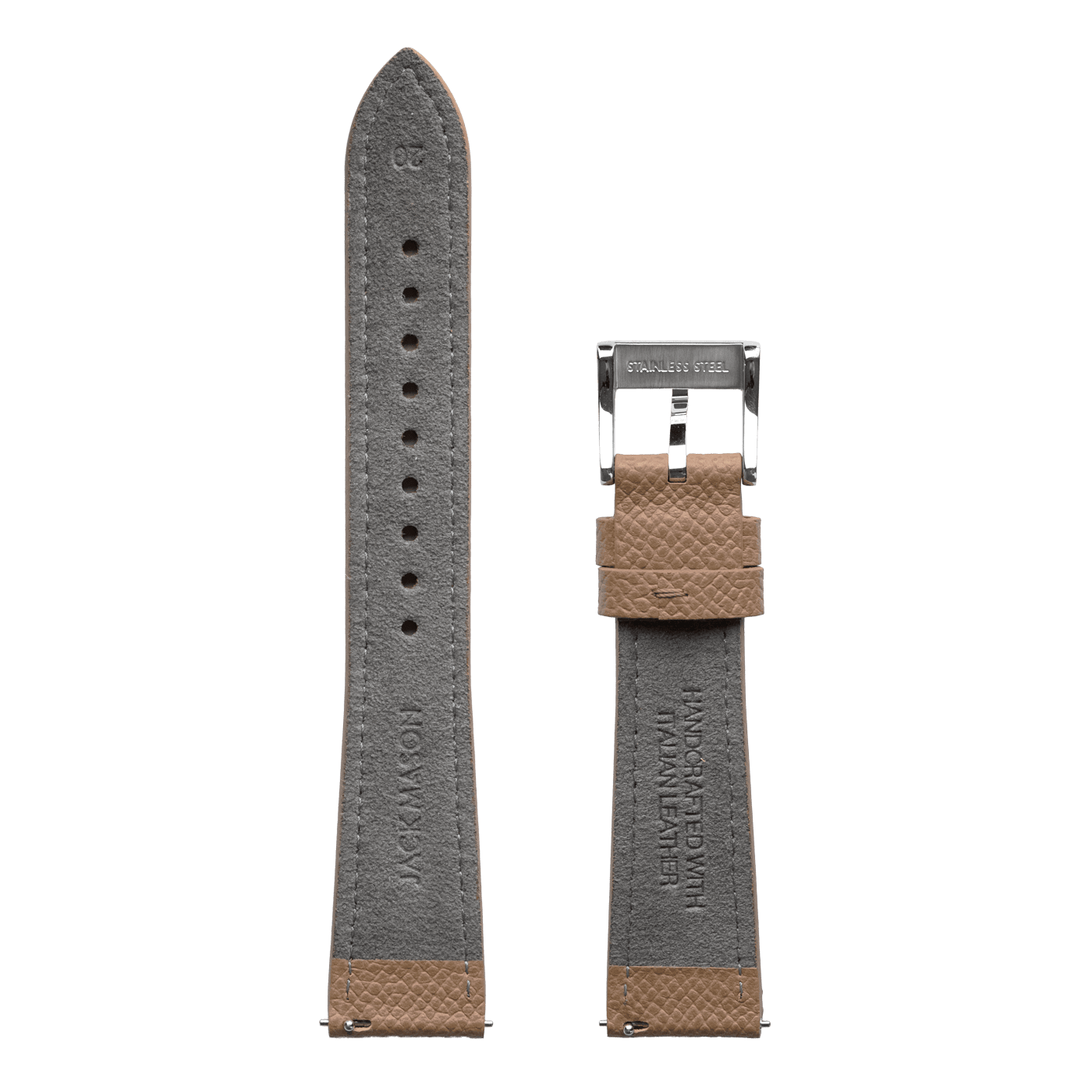 20mm Epsom Taupe Strap – Jack Mason