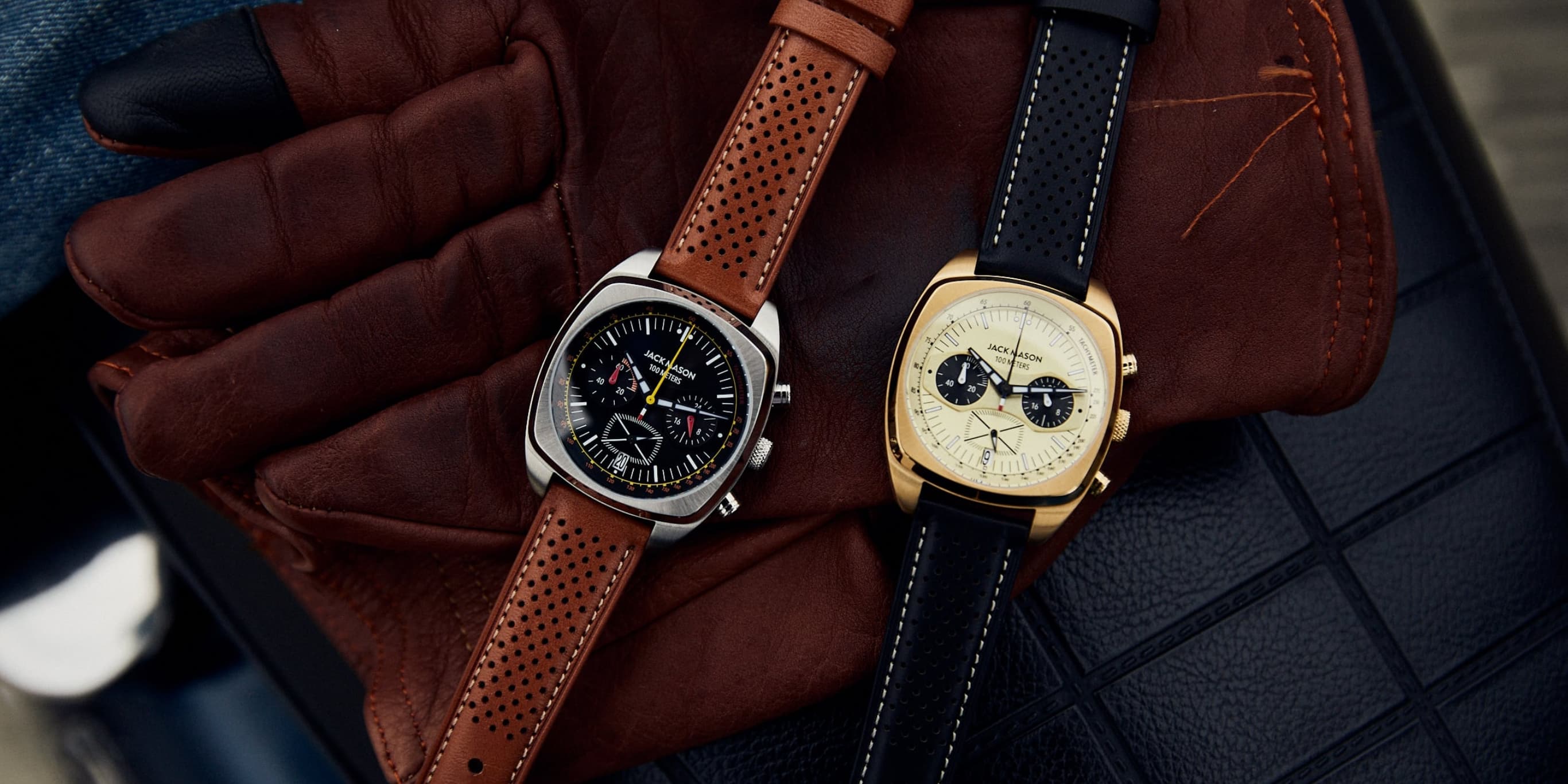 Moto Racer Chronograph Watch by Jack Mason