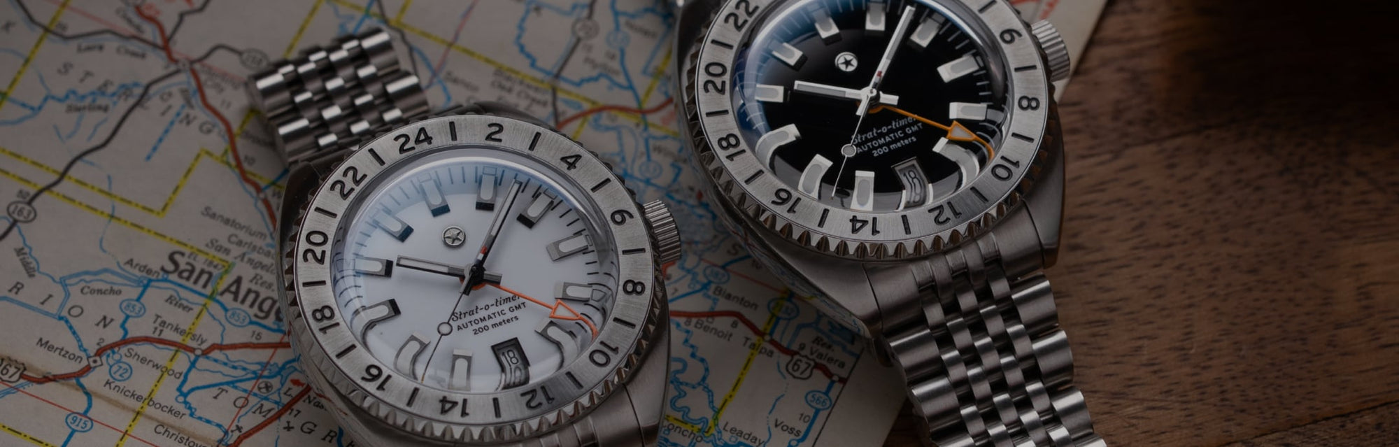 The Strat-o-timer GMT Frontier Collection