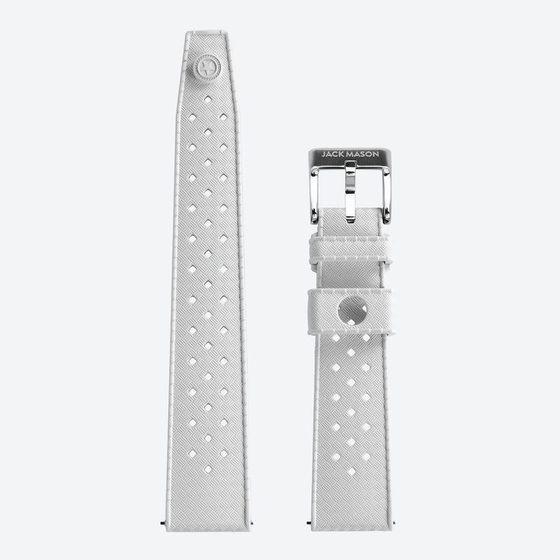 20mm White Tropic strap