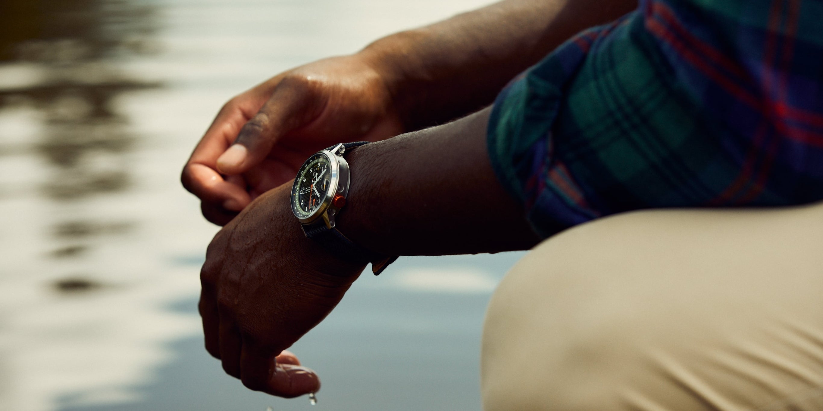 Solar Chronograph Watch by Jack Mason