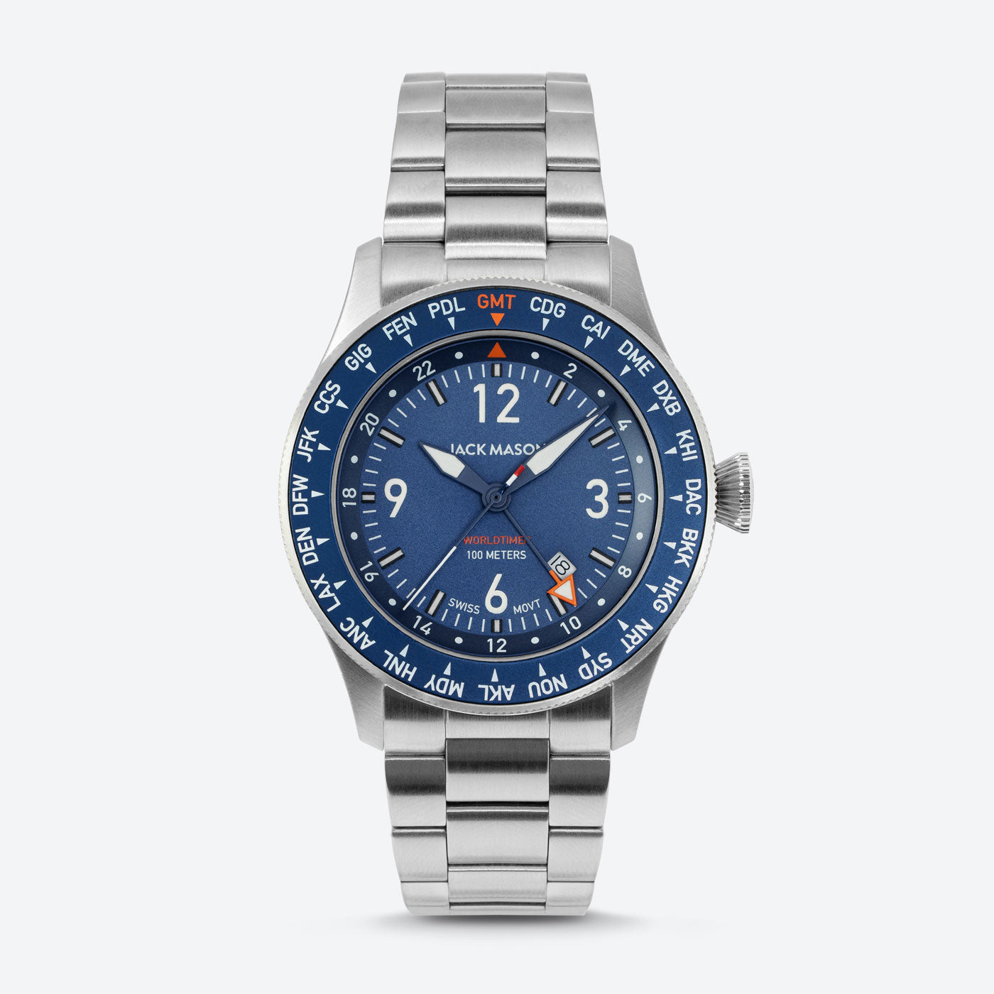 Nixon Time Teller Watch - Silver/Mandarin – CCS