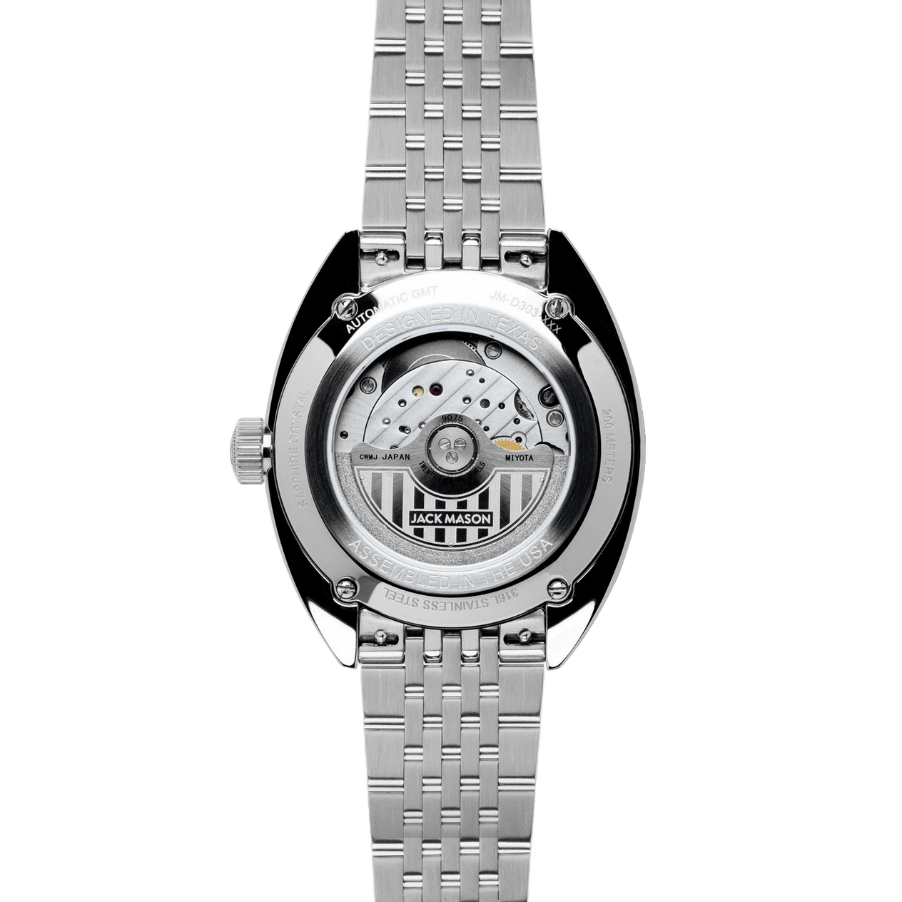 JACK MASON 腕時計　79250318N05S Strat-o-timer GMT: Black Tie – Jack Mason
