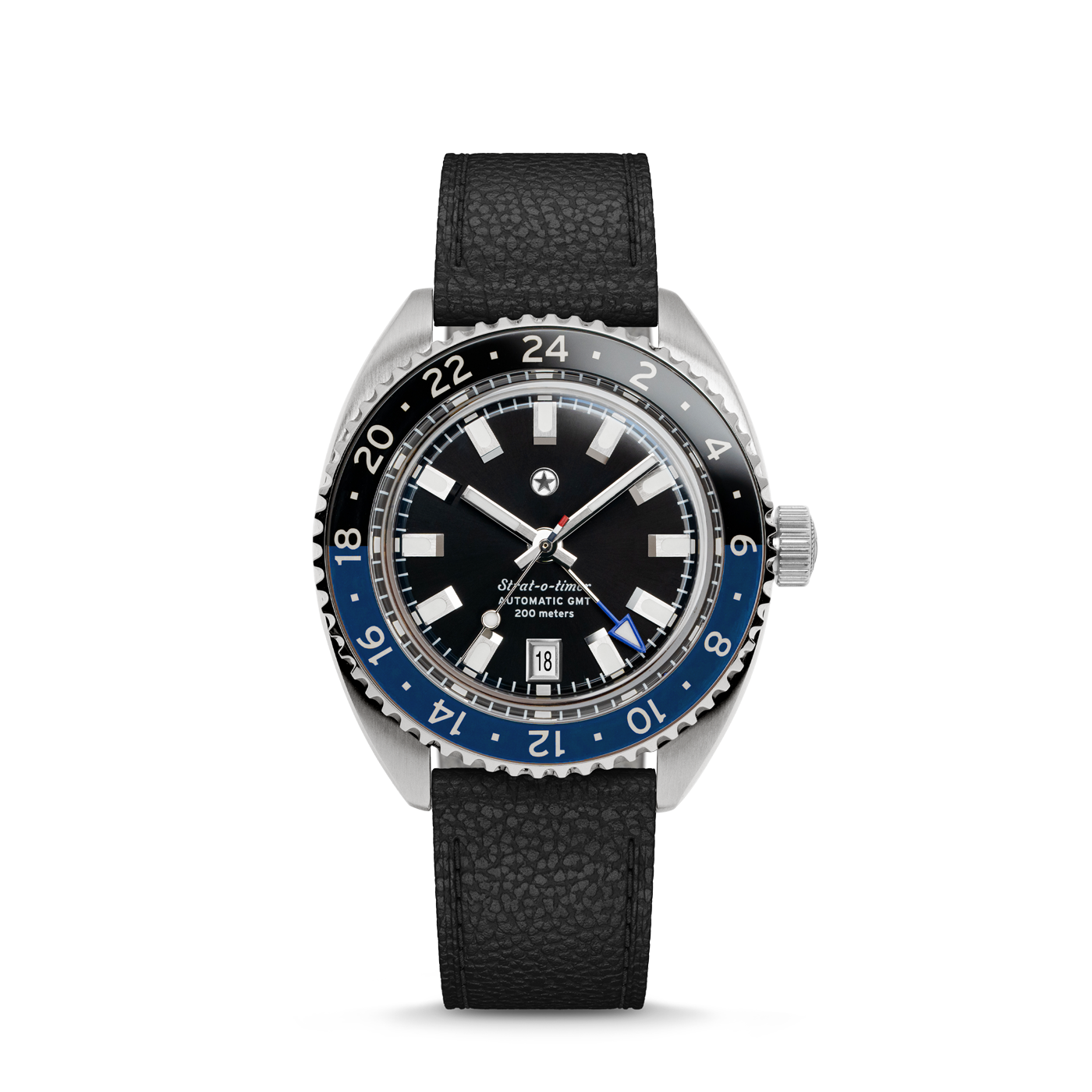 Strat-o-timer GMT: Dark Night (Sapphire Bezel) – Jack Mason