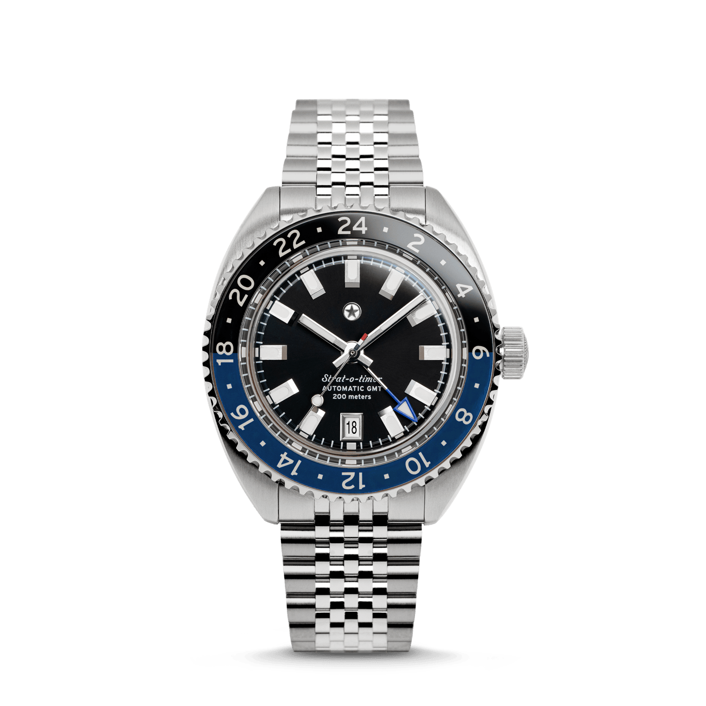 Strat-o-timer GMT: Dark Night (Sapphire Bezel)
