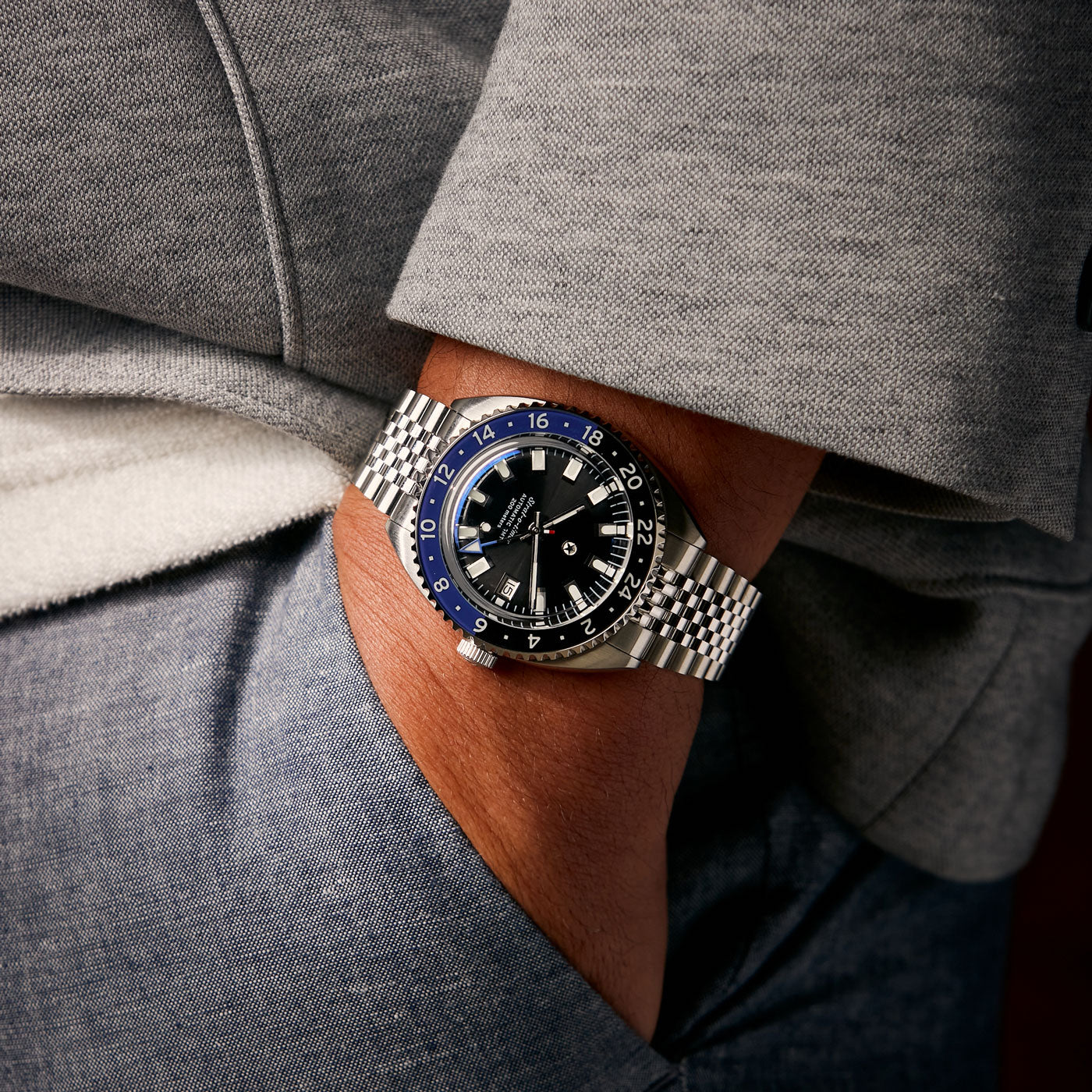 Strat-o-timer GMT: Dark Night (Pre-Owned:FAIR) – Jack Mason