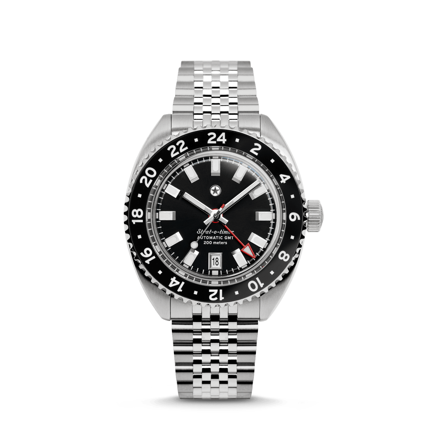 Strat-o-timer GMT: Black Tie
