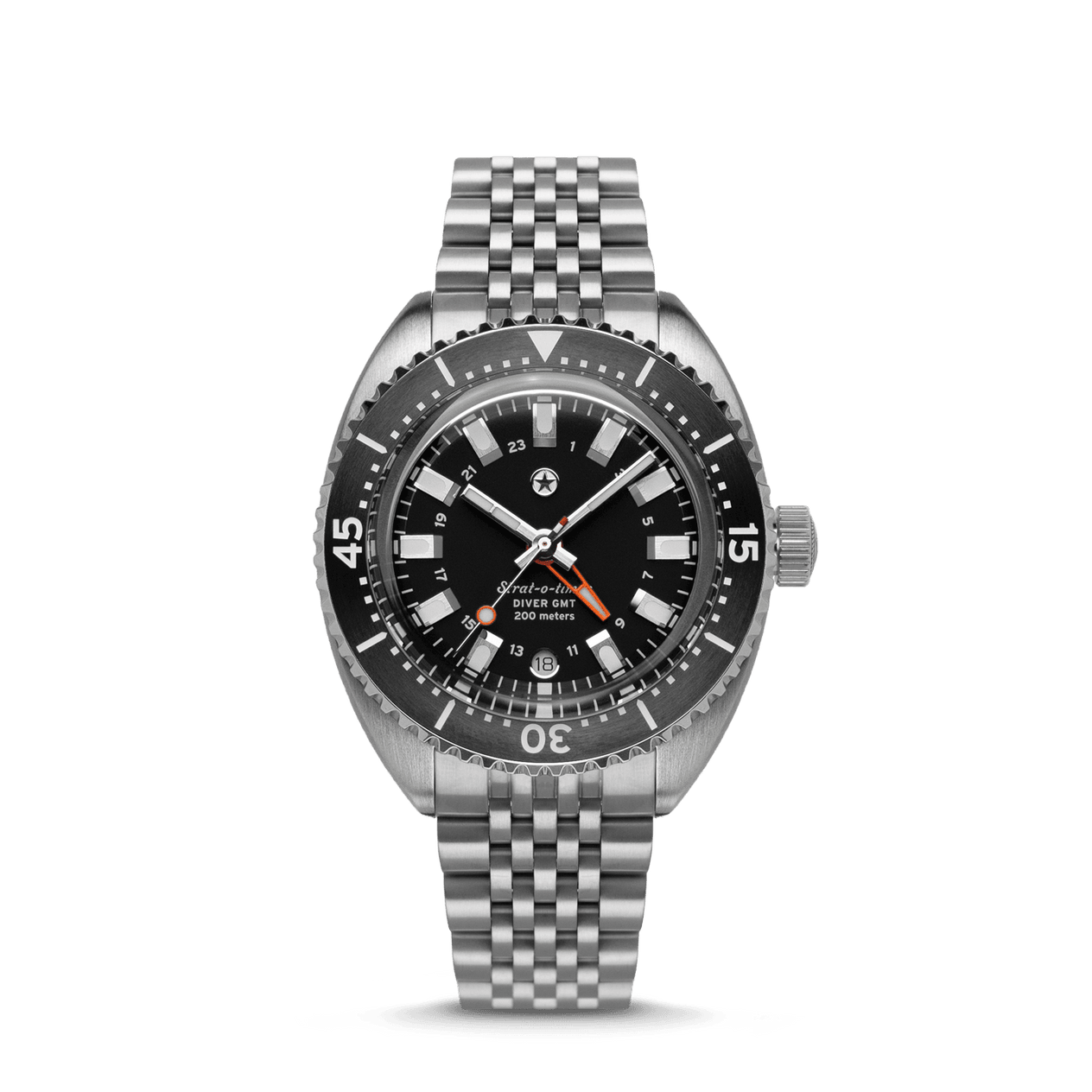 Strat-o-timer Titanium Diver GMT: Anthracite