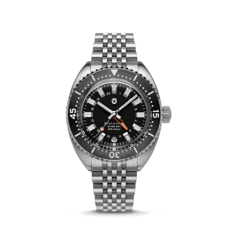 Strat-o-timer Titanium Diver GMT: Anthracite