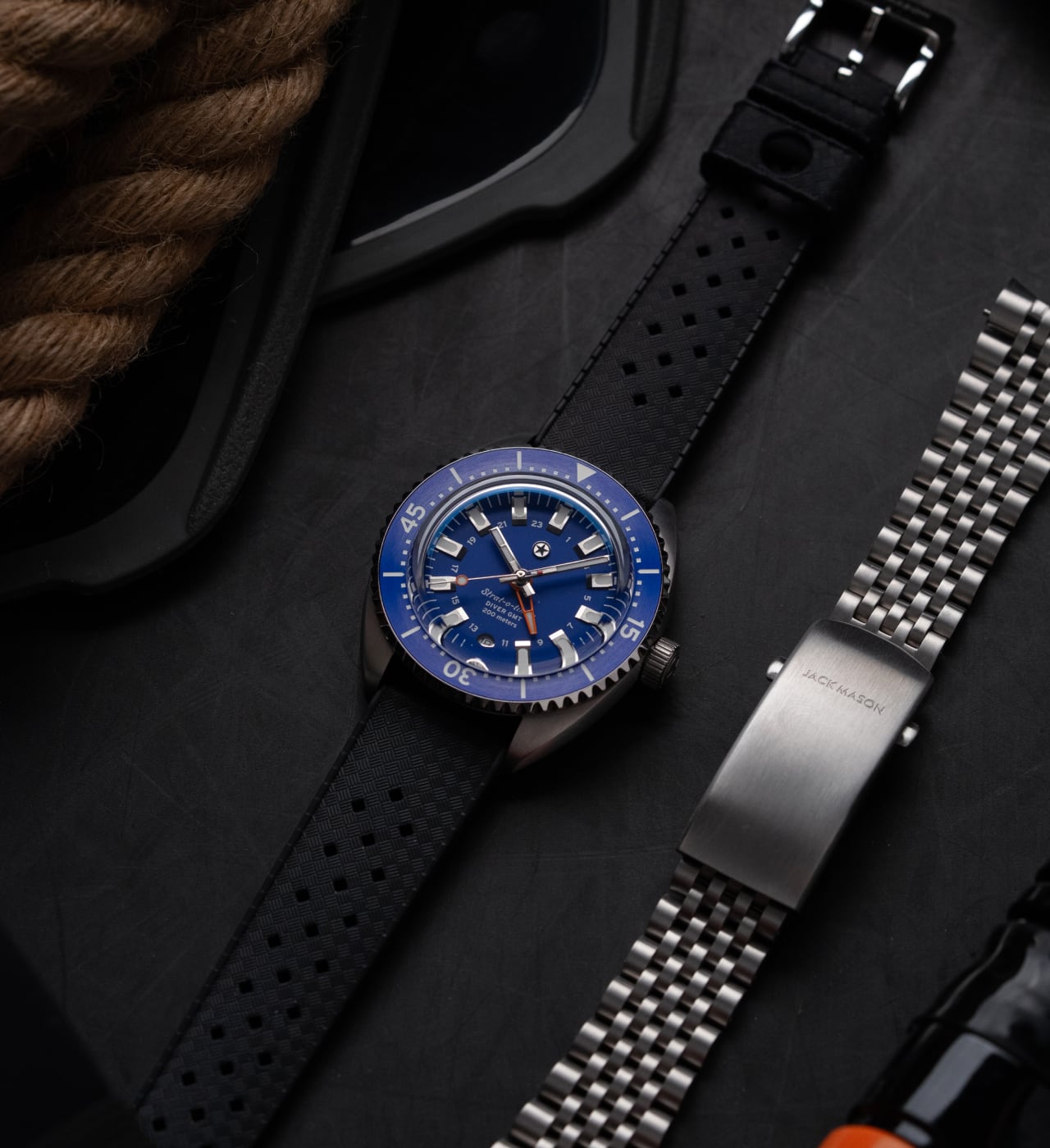 Strat-o-timer Titanium Diver GMT: Cobalt – Jack Mason
