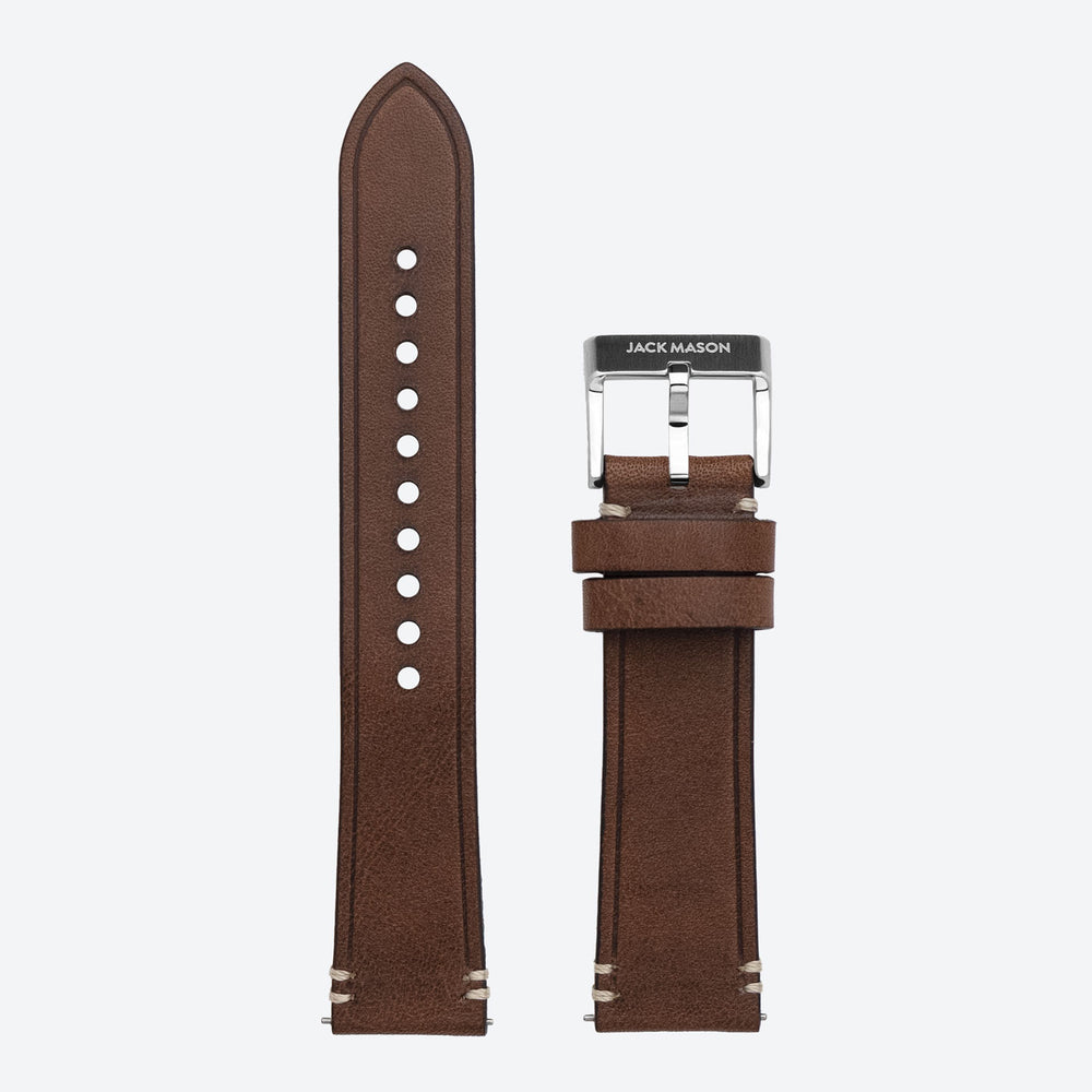 20mm Brown Leather Strap