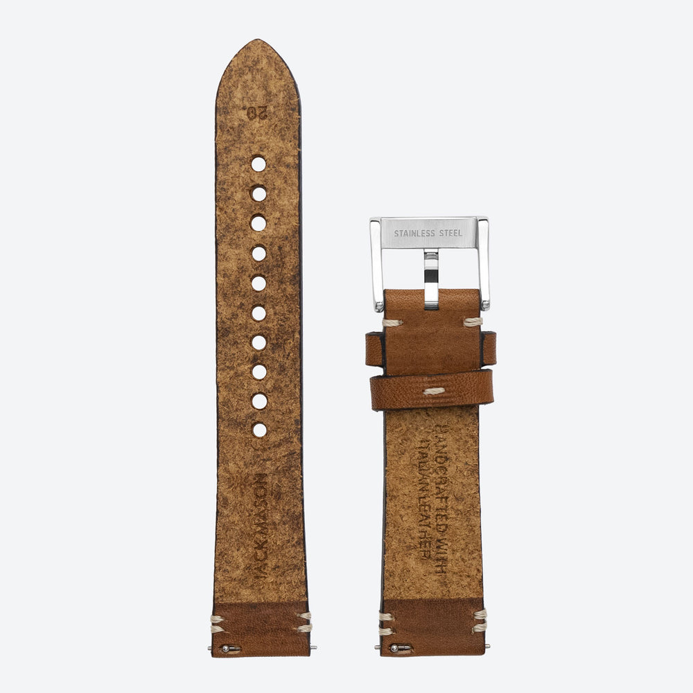 20mm Tan Leather Strap