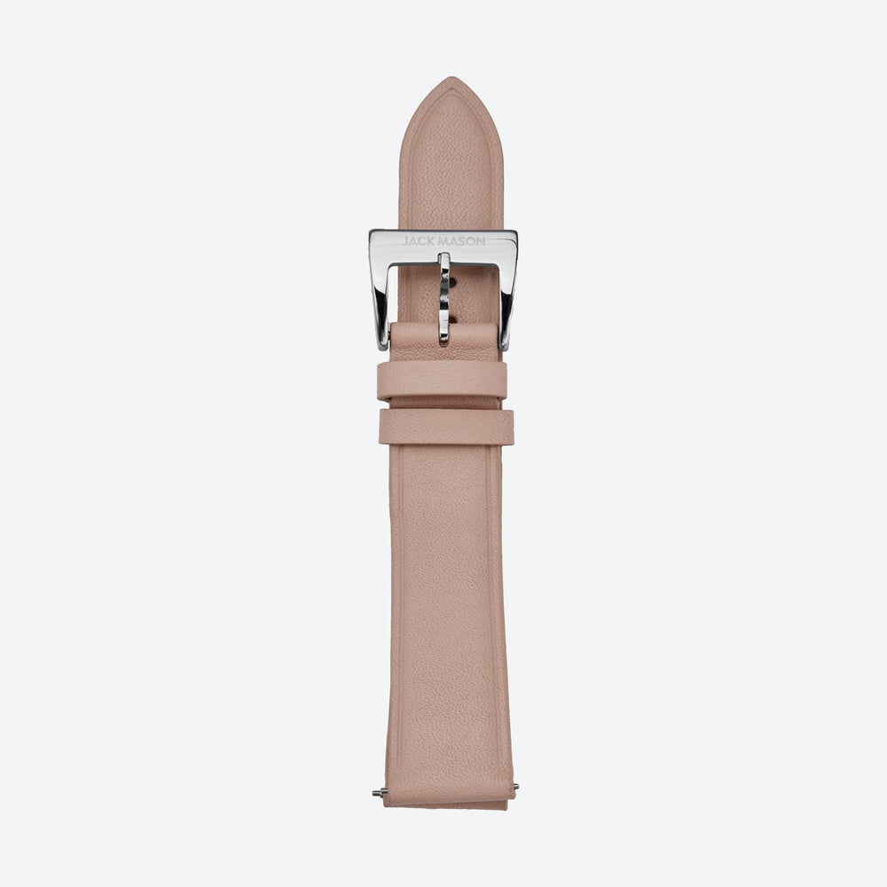 18mm Natural Pink Leather Strap