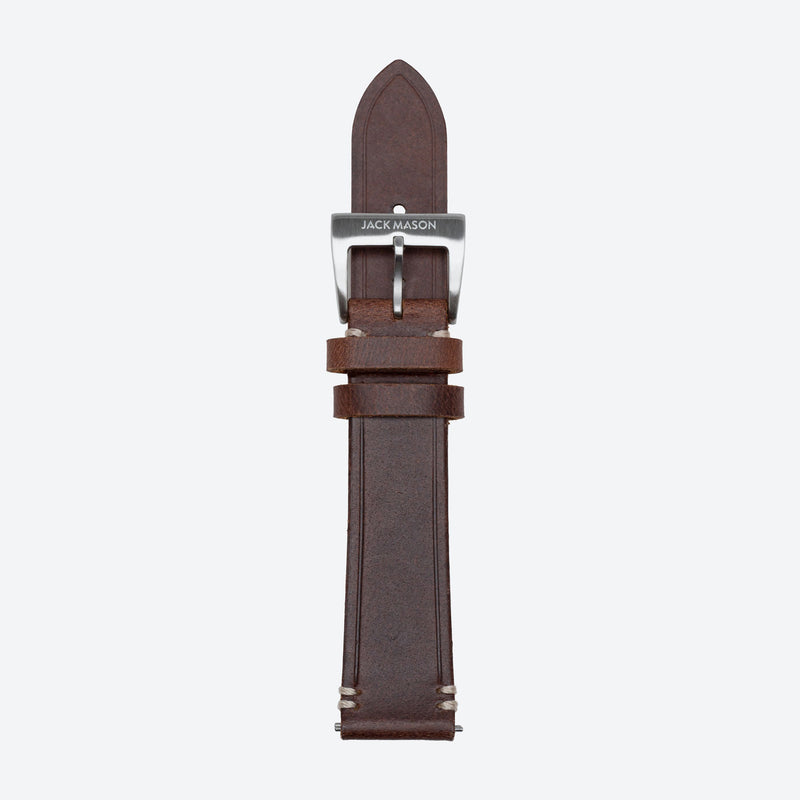 18mm Brown Leather Strap