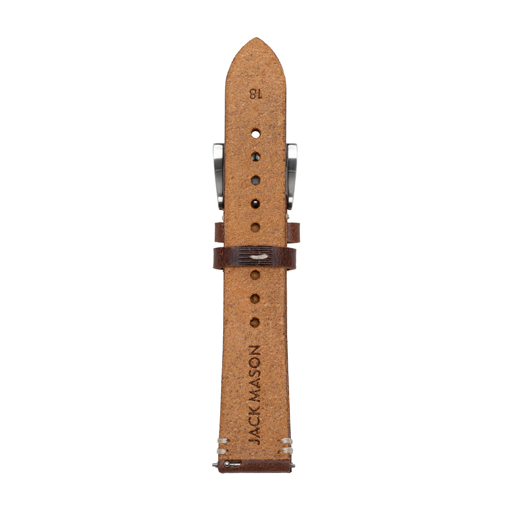 18mm Brown Leather Strap